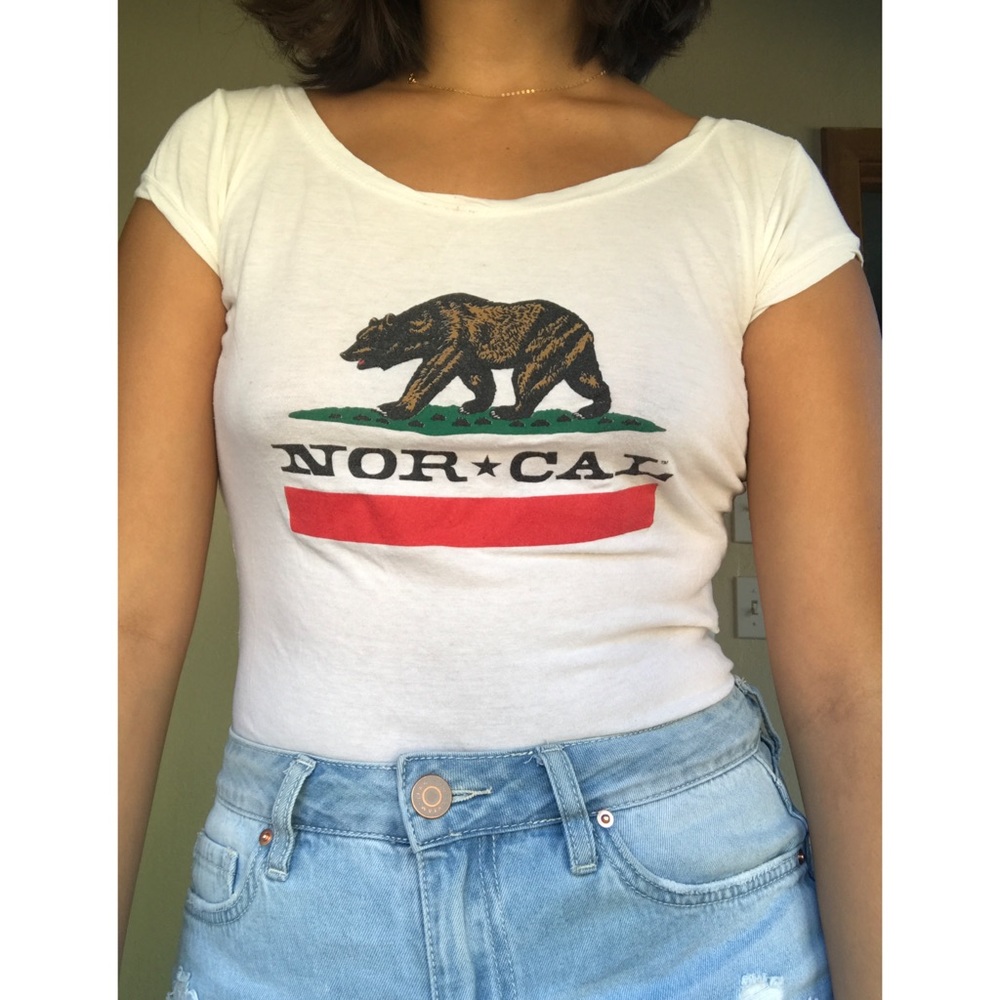 Nor Cal White shirt